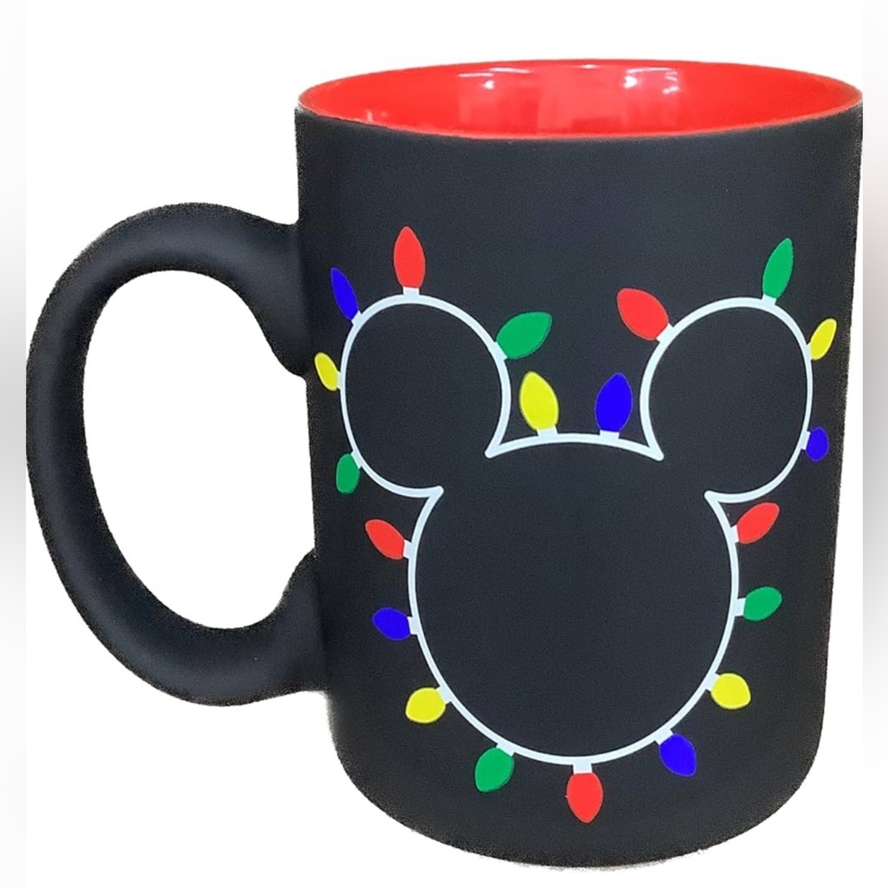 Mickey Christmas Lights Coffee Mug - NWOT